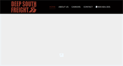 Desktop Screenshot of deepsouthfreight.com
